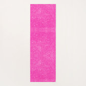 ホットピンクヨガグリッターガールスパカスタマイズクル ヨガマット (裏面)
