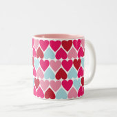 ホットピンクラブマグ ツートーンマグカップ (正面右)