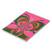 ホットピンクレッドゴールデングリーン ノートパッド (回転)