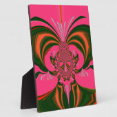 ホットピンクレッドゴールデングリーン フォトプラーク (側面)