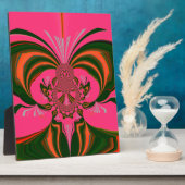 ホットピンクレッドゴールデングリーン フォトプラーク (側面)