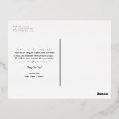 ホットピンクレトロタイポグラフィハッピーニューイヤー2枚 箔シーズンポストカード (裏面)