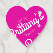 ホットピンクレトロドーリーLet's Goパーティー！ フェイバータグ (裏面)