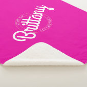 ホットピンクレトロドーリーLet's Go Party！ シェルパブランケット (3/4)