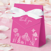 ホットピンクワイルドフラワーサンキュー