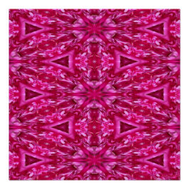 ホットピンク三角形 ポスター