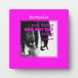 ホットピンク今日ではないサタンプラーク フォトプラーク