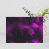 ホットピンク地獄の骸骨 ハロウィン招待状 招待状 (スタンド正面)