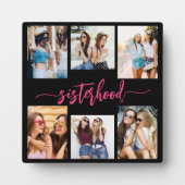 ホットピンク姉妹姉妹6 Photo Collage フォトプラーク (正面)