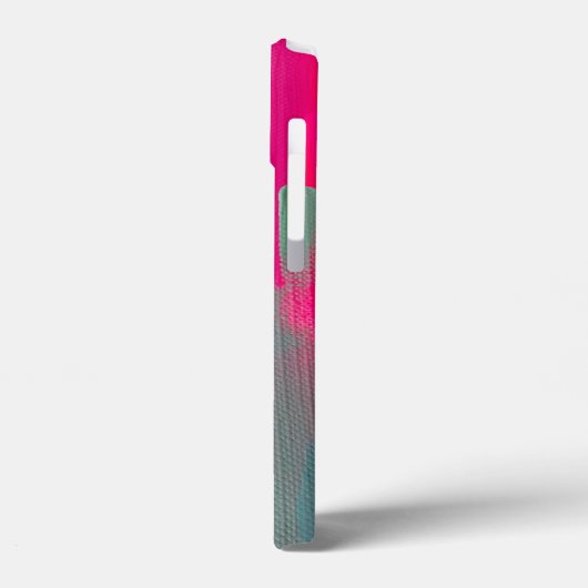 ホットピンク抽象芸術 Case-Mate iPhoneケース (裏面 / 左)