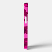 ホットピンク明るい赤紫色迷彩柄迷彩パタガーリーーン Case-Mate iPhoneケース (裏面 / 右)