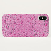 ホットピンク水滴 Case-Mate iPhoneケース (裏面(横))