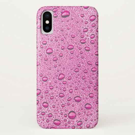 ホットピンク水滴 Case-Mate iPhoneケース (裏面)