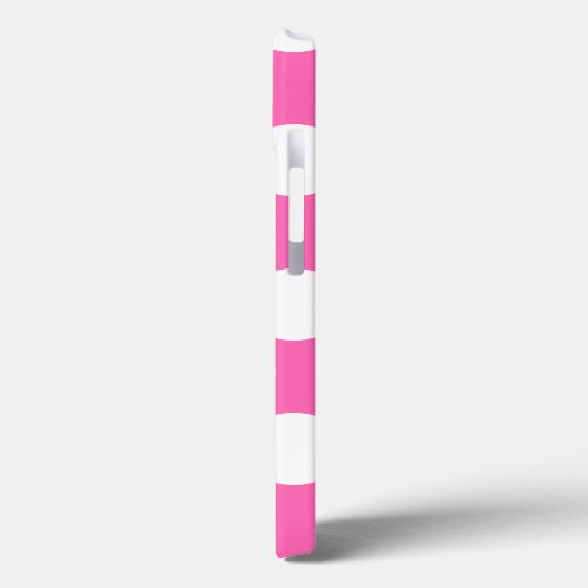 ホットピンク水玉模様 Case-Mate iPhoneケース (裏面 / 左)