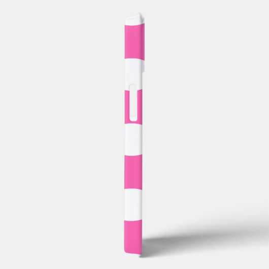 ホットピンク水玉模様 Case-Mate iPhoneケース (裏面 / 右)