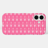 ホットピンク矢印パターン Case-Mate iPhoneケース (裏面 (横))