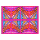 ホットピンク砂漠インスピレーションテーブルクロス テーブルクロス (正面(横))