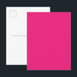 ホットピンク結婚ズ | 色はっきりした無地の招待状 インビテーションポストカード<br><div class="desc">ホッはっきりしたトピ無地のンクの背景鮮やかは、結婚式の招待、夏のイベント、カラフルブライダル文房具に最適。この祝ホットはっきりした・ピッ無地のクの背景結婚デザインと色を合わせて – 自信を持って発言したいカップルのために作成された。飽和熱ピンク色のトーンはエネルギーと個性を放射し、夏の結婚式、ブライダルシャワー、または一年中のはっきりしたお祝いに最適である。このミニマル無地の主義の背景はモダンあなたの文字を輝かせパーソナライズされたながらエッジをもたらす。Zazzleカスタマイズのエディタで簡単に編集でき、フォント内の名前、日付、詳細を編集でお気に入りのきる。招待状や看板、文房具の日に使われる色々な色のピンク色の色合いが印象的で思い出に残るスタイリッシュ。明るいアクセントまたは保コントラストをクリーンとミニマルしてペアリング。デザインと忘れられないカラーはっきりしたテーマを愛するカップルに最適なデザインで、洗練された状態を保ちながら注目を集める。</div>