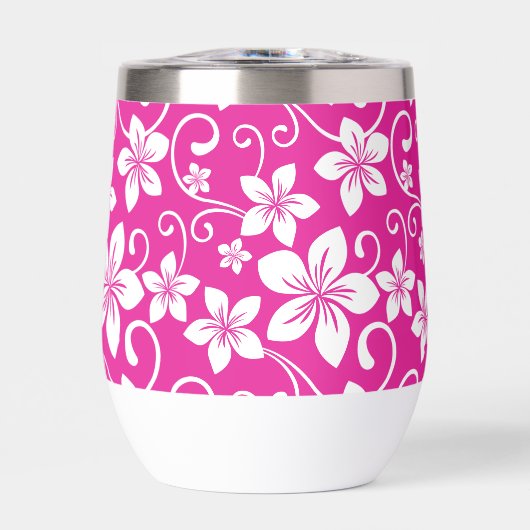 ホットピンク色のブルーハワイ模様 (正面)