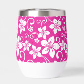 ホットピンク色のブルーハワイ模様 (背面)