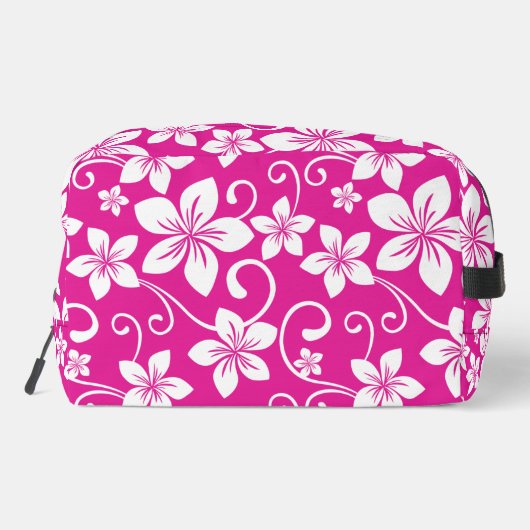 ホットピンク色のブルーハワイ模様 ドップキット (裏面)