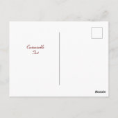 ホットピンク蓮の花 ポストカード (裏面)