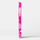 ホットピンク迷彩柄迷彩 Case-Mate iPhoneケース (裏面 / 左)