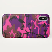 ホットピンク迷彩柄 Case-Mate iPhoneケース (裏面(横))