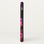 ホットピンク迷彩柄 Case-Mate iPhoneケース (裏面/左)