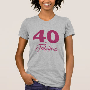 ホットピンク40と素晴らしい40歳の誕生日プレゼント Tシャツ