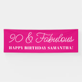 ホットピンク90と素晴らしい 横断幕 (横)