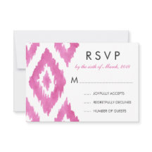 ホットピンク イカット RSVP