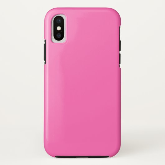 ホットピンク タフ iPhone XS ケース Case-Mate iPhoneケース (裏面)