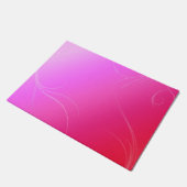 ホットピンク ドアマット (アングル)