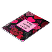 ホットピンク ノートブック (左側)