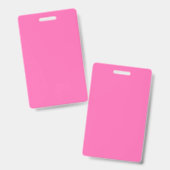 ホットピンク バッジ (正面&裏面)