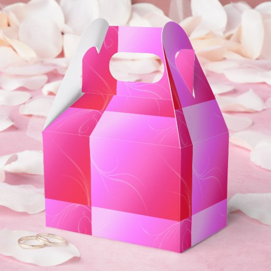 ホットピンク フェイバーボックス (ウェディング)