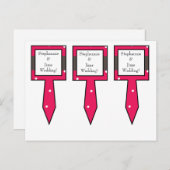 ホットピンク/ブラックキリンの愛を選ぶカップケーキ3 ポストカード (正面/裏面)