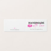 ホットピンク&ブラック – 愛で手作り (外部フラット)