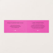 ホットピンク&ブラック – 愛で手作り (内部フラット)