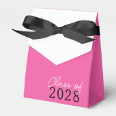 ホットピンク&ホワイトフォトコラージフィルムストリップのお気に入りボックス フェイバーボックス (正面サイド)