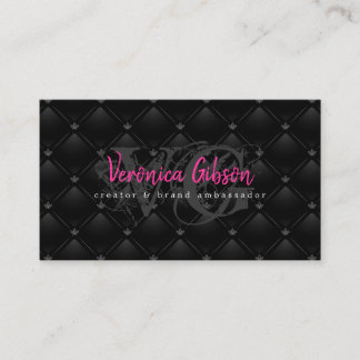 ホットピンク·リップス·化粧·ブランド·アンバサダー·アンド·クリエーター 名刺