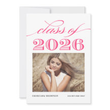 ホットピンク ヴィンテージ クラスオブ2025 フォト 卒業式