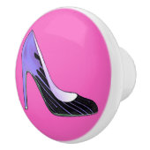 ホットピンク/明るい赤紫色 セラミックノブ (右)