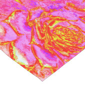 ホットピンク、赤と黄色の多肉性のセダムロゼット ショートテーブルランナー (コーナー)