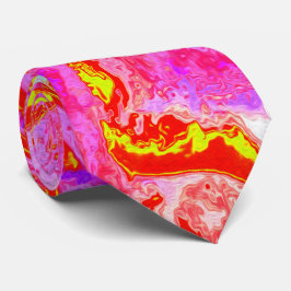 ホットピンク、赤と黄色の多肉性のセダムロゼット ネクタイ