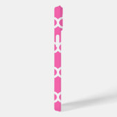 ホットピンク#2 白 モロッコ #5 紺 3イニシャル モノグラム Case-Mate iPhoneケース (裏面 / 右)