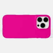 ホットピンク Case-Mate iPhoneケース (裏面 (横))