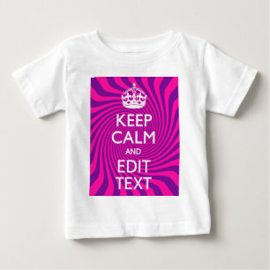 ホットピ保ンクの旋回にあなたの穏やかなことわざ ベビーTシャツ