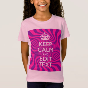 ホットピ保ンクの旋回にあなたの穏やかなことわざ Tシャツ